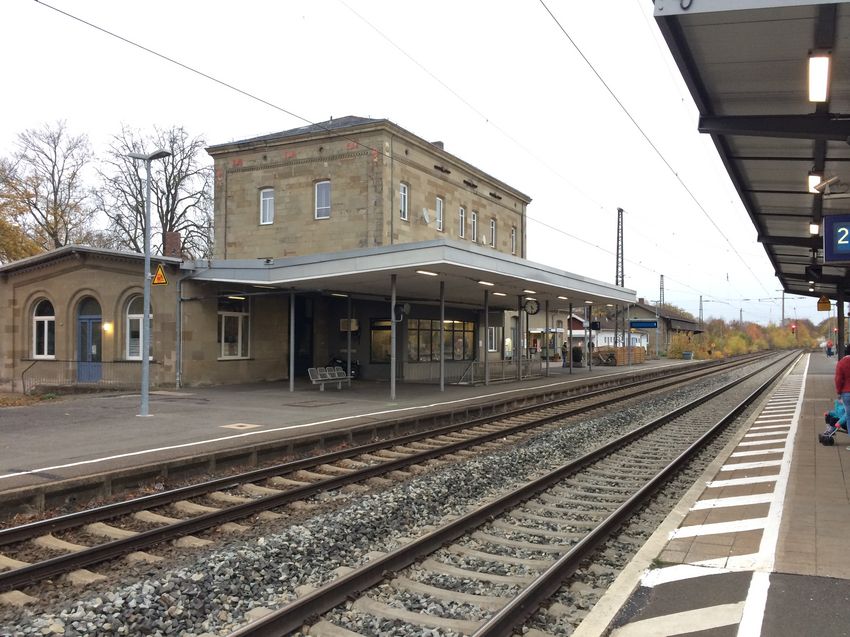 Bahnhof in Neustadt/Aisch
