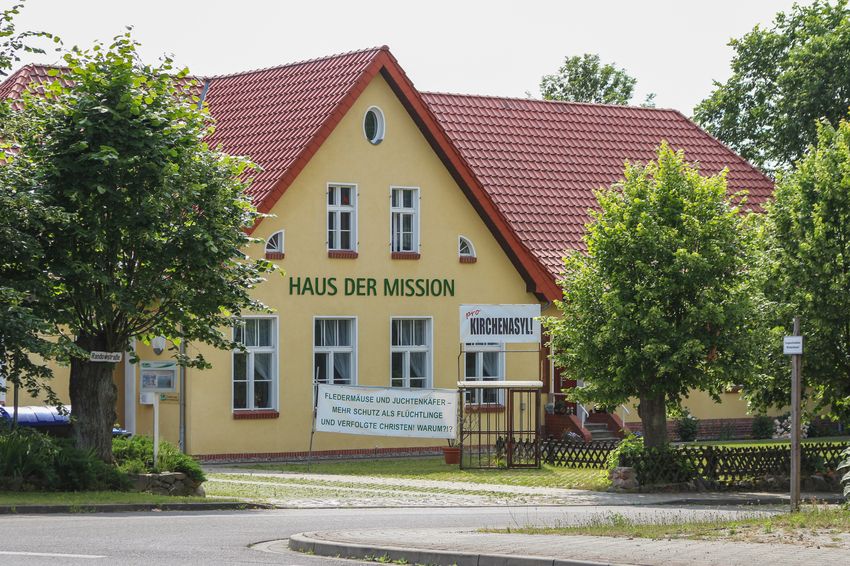 Außenansicht vom Haus der Mission