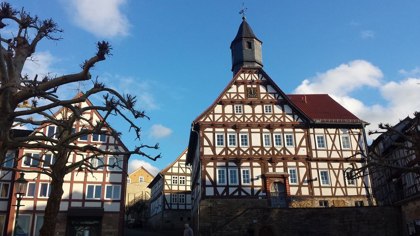 Fachwerkhaus mit kleinem Turm